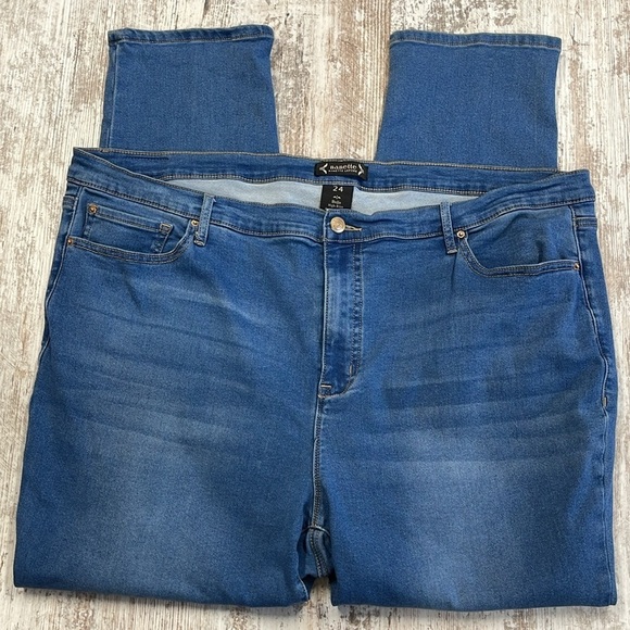 Nanette Nanette Lepore Belle High Rise Ankle Skinny Jeans Size 24 - Picture 5 of 7